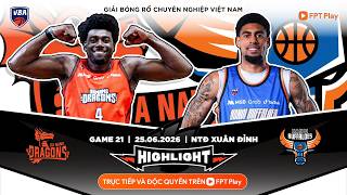 Full Game 21 Highlight | Danang Dragons vs Hanoi Buffaloes | 25.06.2026 screenshot 2