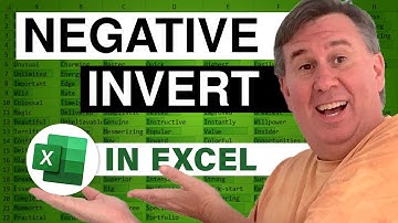 Excel - Excel Chart - Easier Method for Negative Bars in Red and Positive in Green - Episode 674