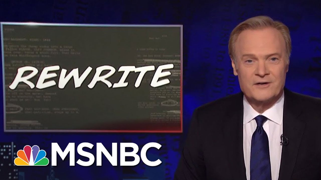 Image result for lawrence o'donnell and rewrite