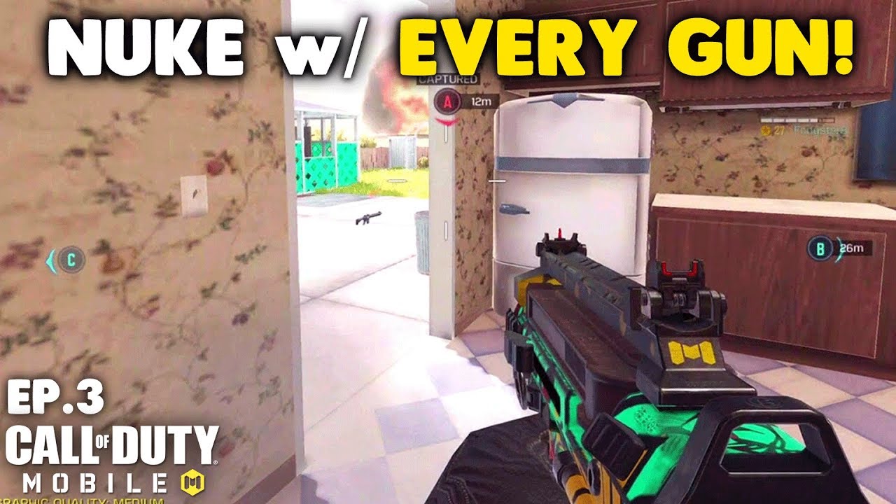 Nuke With Every Gun In Call Of Duty Mobile Pdw 57 Smg Youtube