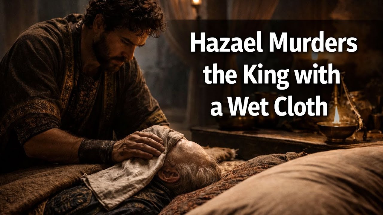 Хазаил убивает царя мокрой тряпкой (2 Царств 8:7–15)