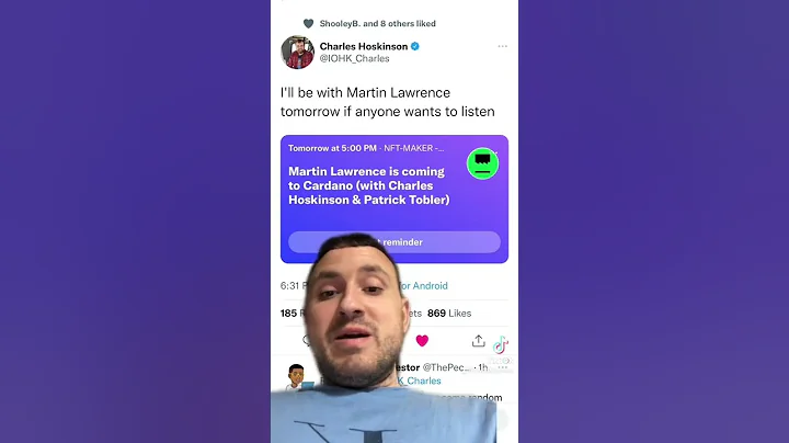 Martin Lawrence JOINS Cardano! #crypto #ada #cardano #nft