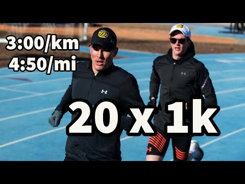 Big Double Threshold Day with Pro Runners