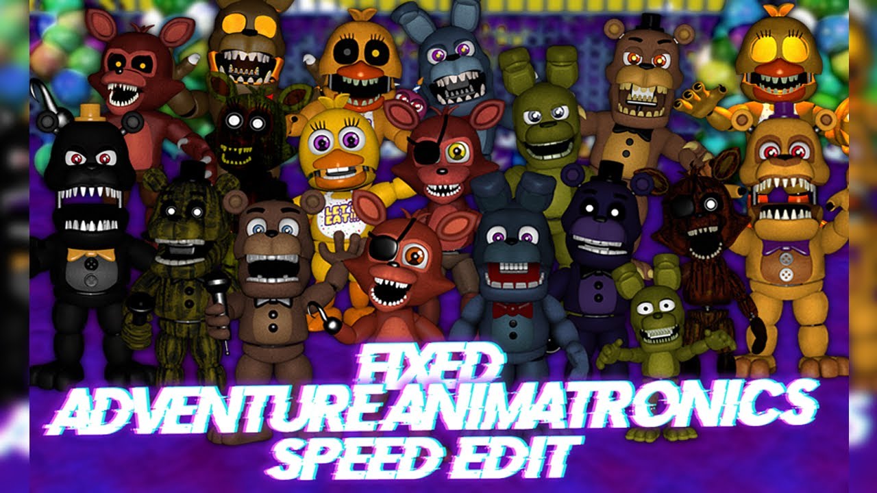 FNAF  Speed Edit] Making Fixed FNAF2 Animatronics 