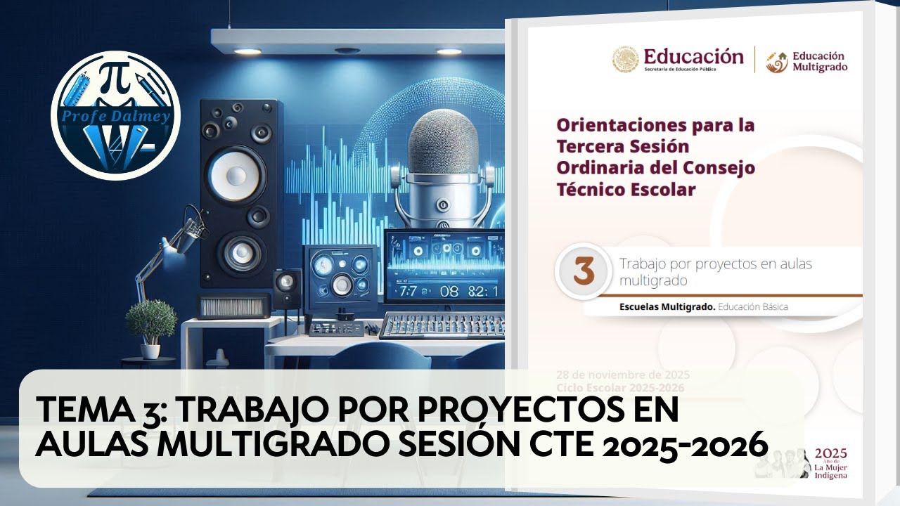 TEMA 3: TRABAJO POR PROYECTOS EN AULAS MULTIGRADO SESIÓN CTE 2025-2026 ...