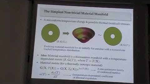 Prof. Arash Yavari. Seminar on: “Nonlinear elastic inclusions in isotropic solids”. 18 February 2014