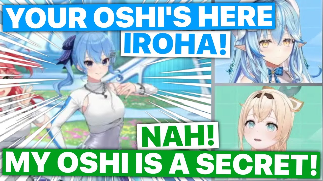 Iroha Pretends Her Oshi Is A Secret... (Feat. Lamy, Bijou, Vivi / Hololive) [Eng Subs]