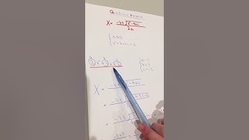 Quadratic Formula -- SAT Math