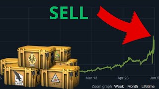 When should you sell your CSGO cases for insane profits!?