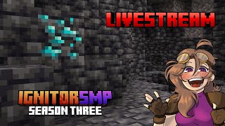Chill Caving stream on the  IGNITORSMP🔥 Livestream 🔥  #minecraftlivestream