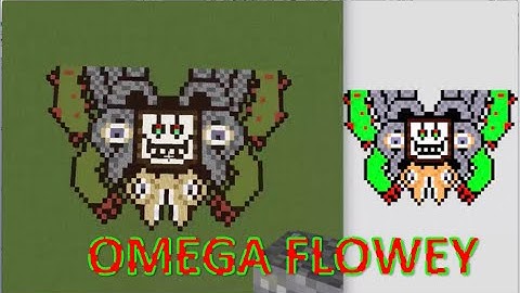 Speed Pixel Art Build | Omega Flowey!