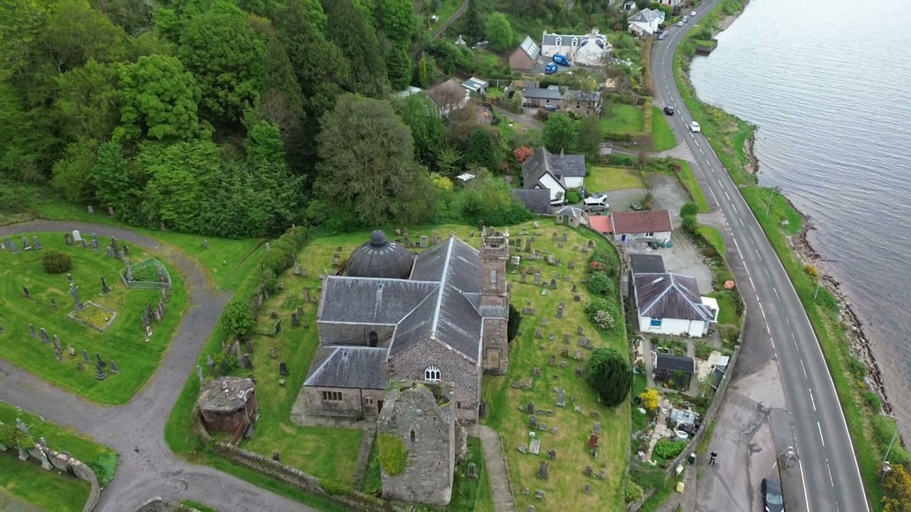 Historic Kilmun droneshot