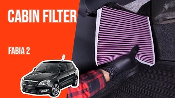 How to replace the cabin filter Fabia mk2 👃
