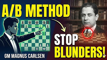 Stop Blundering in chess 🚫❌ | A/B method | Avoid Blunder | Gm igor