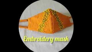 best way to stitch a embroidery mask