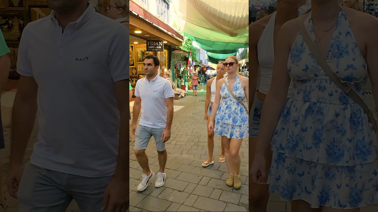 Kuşadası Turkey Walking Tour - Cruise Port Promenade 4K short
