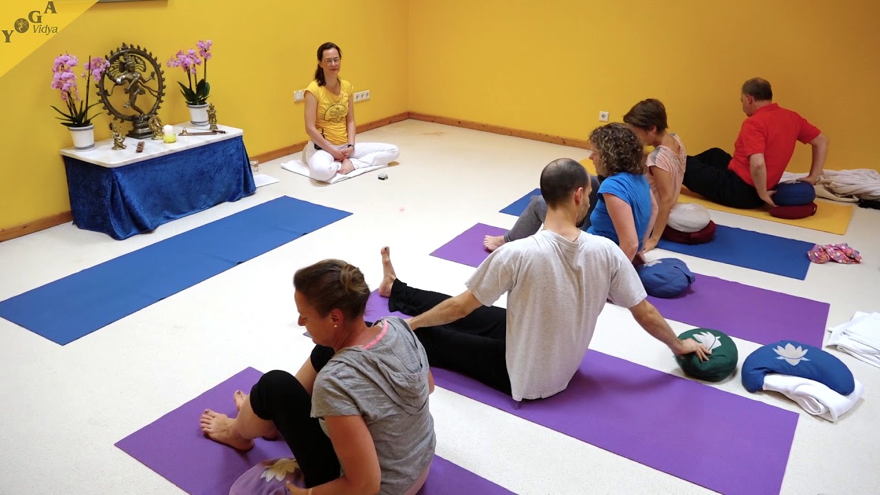 Gentle Yoga Vidya class - Yoga Class with Kaivalya yoga teacher training courses (yttc) in new delhi by adwait yoga school new delhi delhi