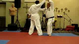 TKD One-Step Sweep and Stomp