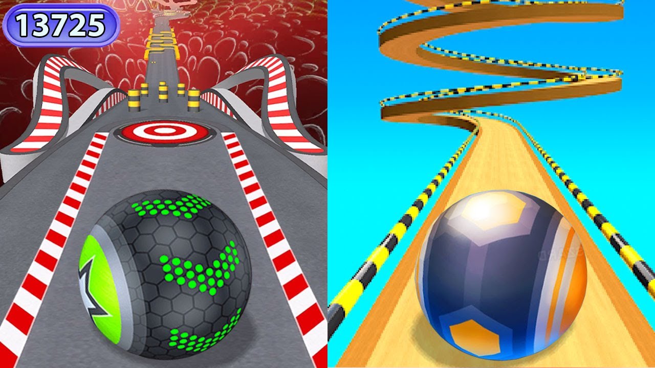 🌈 Going Balls Funny Fails, 13725 Hard Levels VS Action Balls, GyroSphere Trials, Rolling Ball Sky