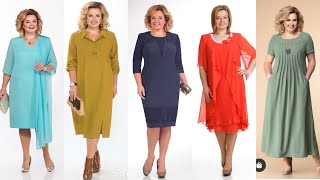 Most beautiful and gorgeous plus size mother of the bride dresses | trendy party wear dress 2026