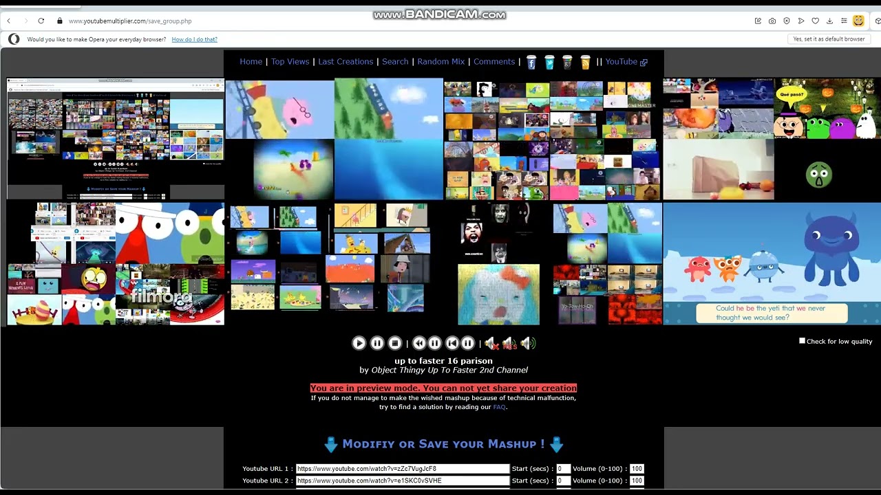 up to faster 16 parison