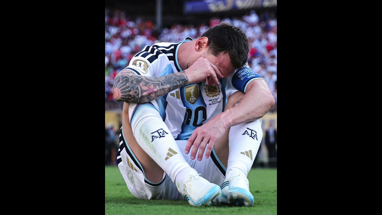 Momen Messi Menangis Usai Kalah di Final Piala Dunia 2026 🥹