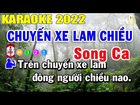 Karaoke Chuyến Xe Lam Chiều Song Ca | Trọng Hiếu