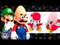 Mario reacts to bootleg mario toys ft luigi