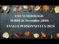 Live  numerologie 2024 annee personnelle numrologie 2024