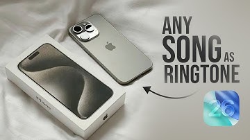 How to Set Any Song As Ringtone on iPhone (iOS 26)