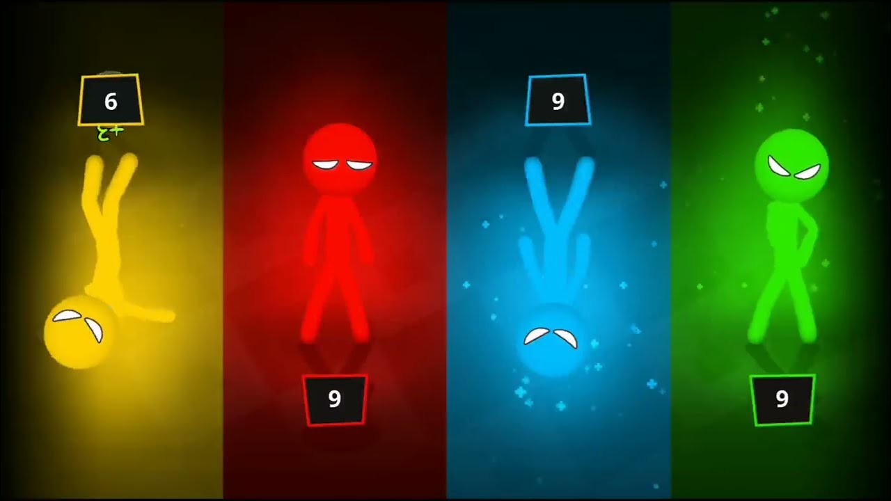 The STICKMAN Party 123 4 Player BATTLE Random Games - BEST Android GAME