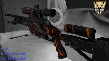 SSG 08  Slashed Wear/Float