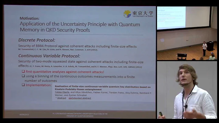 Continuous variable entropic uncertainty - Fabian ...