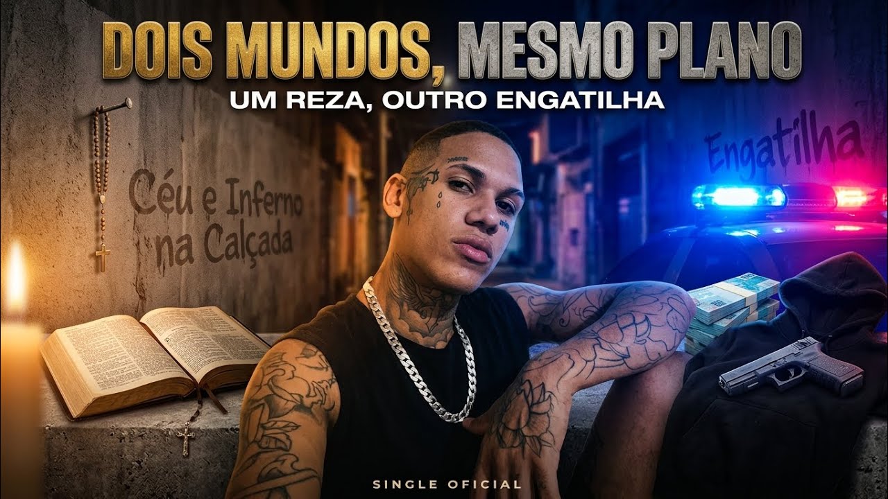 Watch Um Reza, o Outro Engatilha: A Mesma Lágrima na Família | Rap/Trap 2026 on YouTube Watch Um Reza, o Outro Engatilha: A Mesma Lágrima na Família | Rap/Trap 2026 on YouTube