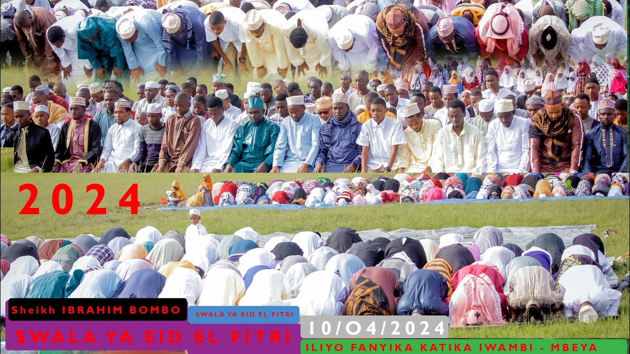 Ilivyoku Swala ya Eid El Fitri - Iyunga -Mbeya - YouTube