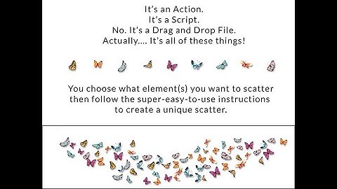 How to Create Scatters in Photoshop and Photoshop Elements