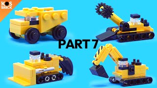 Lego Mining & Construction Mini Vehicles - Part 7 (Tutorial)
