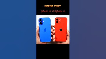 😎😚 iphone 16 VS iphone 12 Mobile Speed Test ✌️✌️