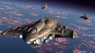 How Many AI Venators Can an AI MC80 Survive? - Star Wars: Empire At War Remake NPC Battle