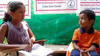 Mandya Gowda Foundation Cubs Care Centre Aadhya Poem On Colours