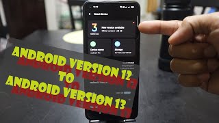 Software Update (Android Version 12 to 13) screenshot 5