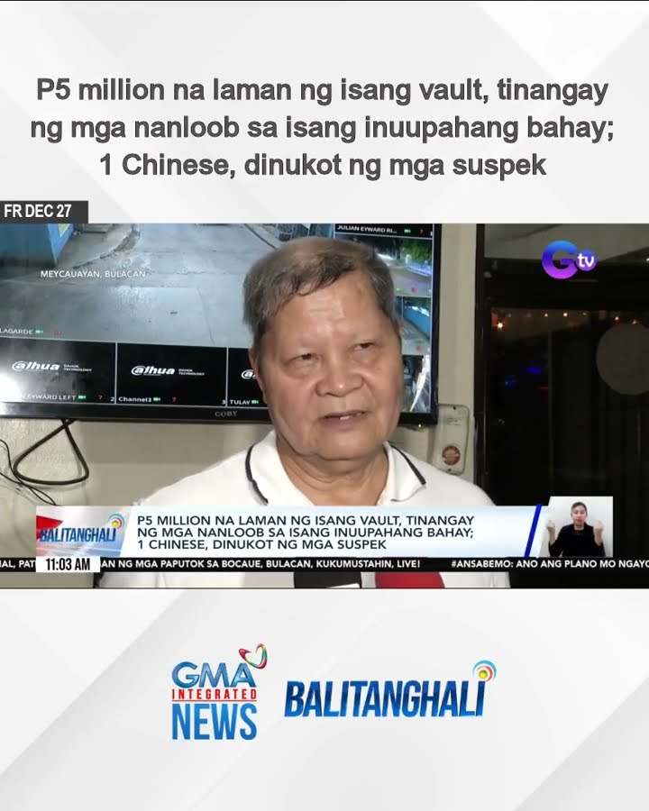 P5 million na laman ng isang vault, tinangay ng mga nanloob sa isang inuupahang... | Balitanghali