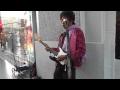 Jimi Hendrix Performs at Hollywood Boulevard