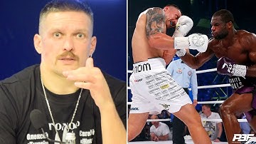 OLEKSANDR USYK REVEALS SHOCK RETIREMENT REVELATION THAT DANIEL DUBOIS MADE TO HIM AFTER THE FIGHT