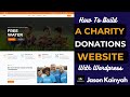 How To Build A Charity Website With Online Donations For Free