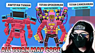 THE CODE TITAN SKIBIDI TOILET MAP AT STUMBLE GUYS 😱 TITAN TVMAN, SPEAKERMAN AND CAMERAMAN MAP REVIEW