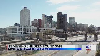 13 missing children found safe in Memphis area during ‘Operation Not For Sale’