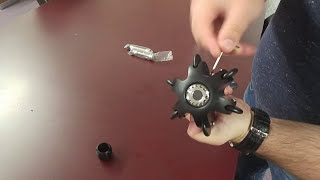 how to attach skids to the viper self-leveling camera head