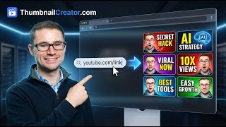 Create YouTube Thumbnails with AI from the Video URL with ThumbnailCreator.com AI Thumbnail Creator screenshot 4
