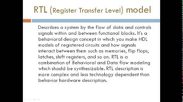 Abstraction levels in verilog